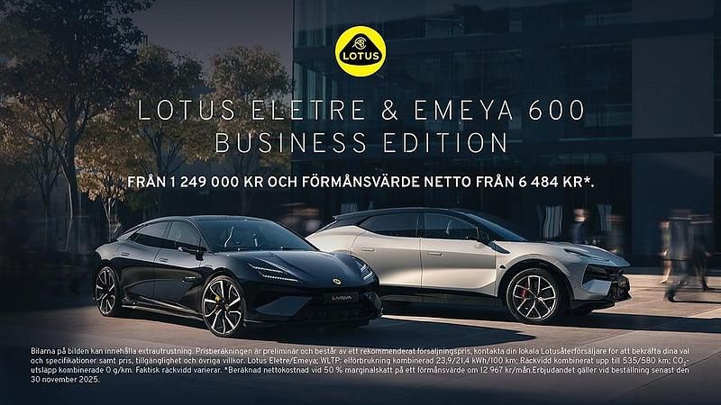 Ny Lotus Eletre 450 kW (612 HK) 2025 Stellar black metallic SUV
