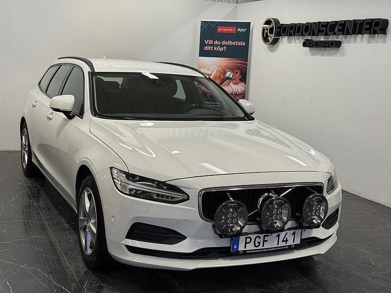 Vit Begagnad 2017 Volvo V90 Kombi | 209 900 kr (Bra pris) - Bild 1/4