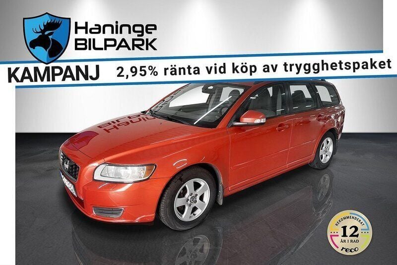 Röd Begagnad 2010 Volvo V50 Kombi | 59 900 kr (Marknadspris) - Bild 1/2