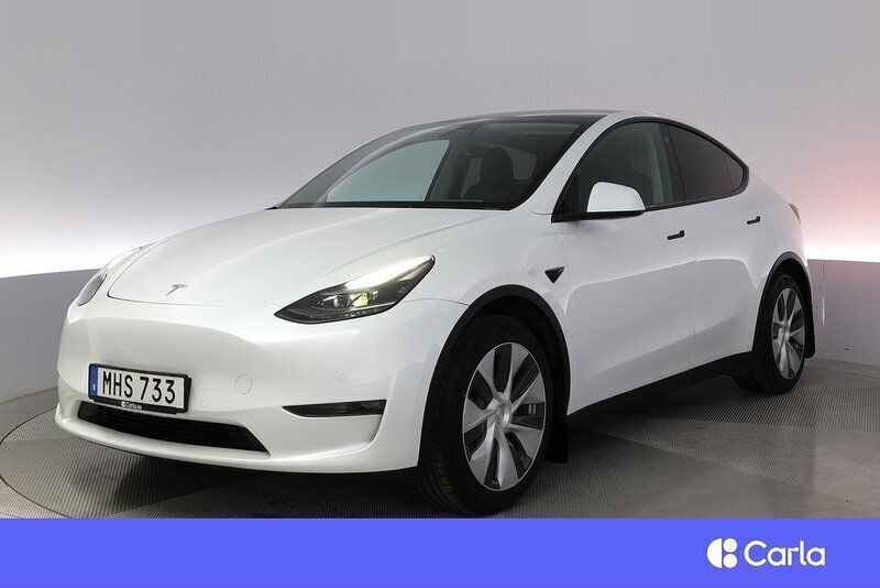 Null Begagnad 2021 Tesla Model Y Long Range SUV | 366 900 kr (Superpris) - Bild 1/3