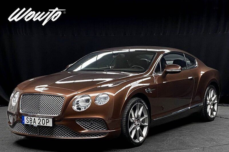 Brun Begagnad 2016 Bentley Continental GT Sportkupé | 995 800 kr - Bild 1/3