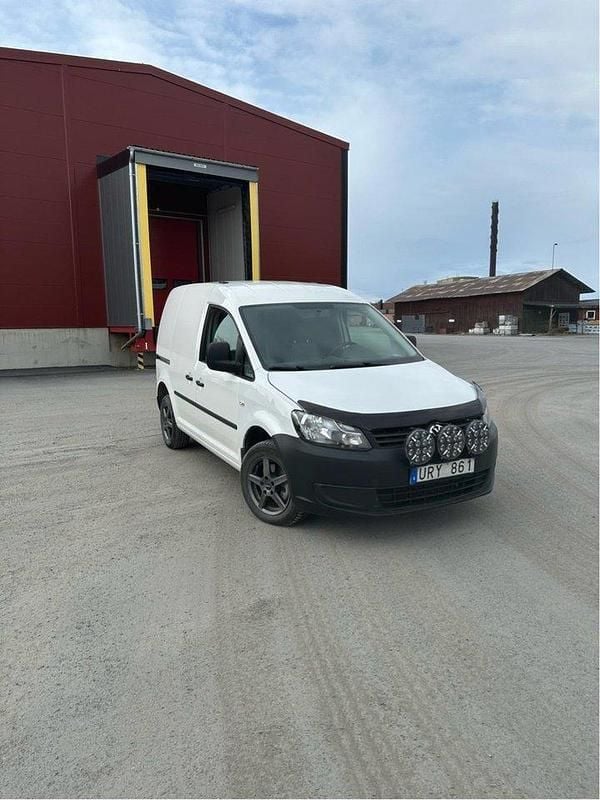 Vit Begagnad 2012 VW Caddy Minibuss | 85 000 kr (Marknadspris) - Bild 1/2