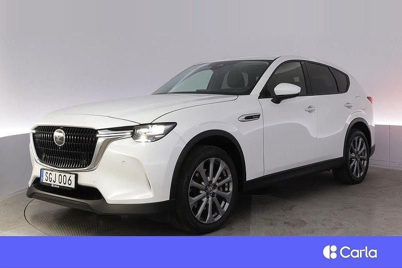 Vit Begagnad 2022 Mazda CX-60 Comfort SUV | 384 900 kr (Marknadspris) - Bild 1/4
