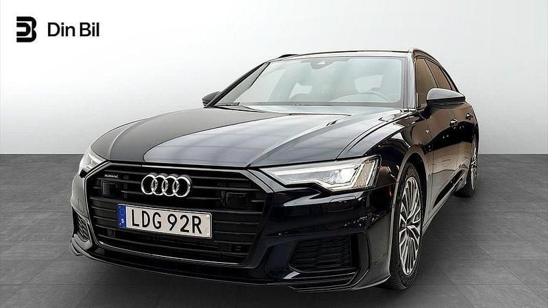 Mörkblå (firmamentblå metallic) Begagnad 2022 Audi A6 S-Line Kombi | 459 000 kr (Bra pris) - Bild 1/4