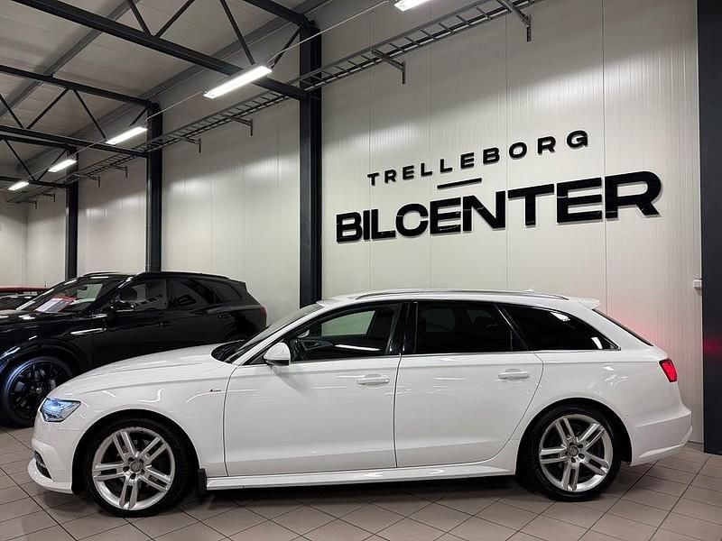 Begagnad Audi A6 S-Line 190 HK (139 kW) 2017 Vit Kombi