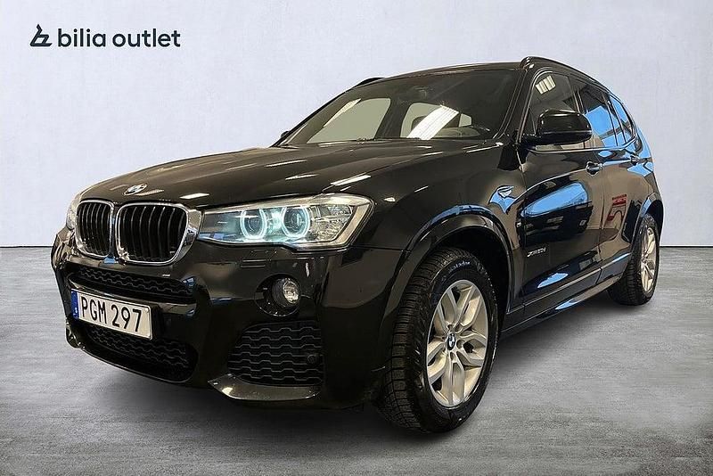 Svart Begagnad 2017 BMW X3 M Sport SUV | 224 900 kr (Marknadspris) - Bild 1/3