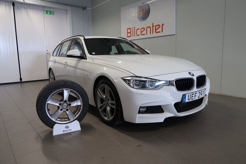 Vit Begagnad 2018 BMW 320 M Sport Kombi | 194 900 kr (Marknadspris) - Bild 1/3