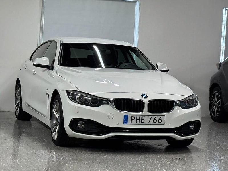 Begagnad BMW 420 Gran Coupé Sport Line 184 HK (135 kW) 2018 Vit Sportkupé