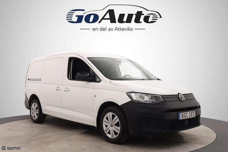 Vit Begagnad 2023 VW Caddy Maxi Minibuss | 279 500 kr (Marknadspris) - Bild 1/4