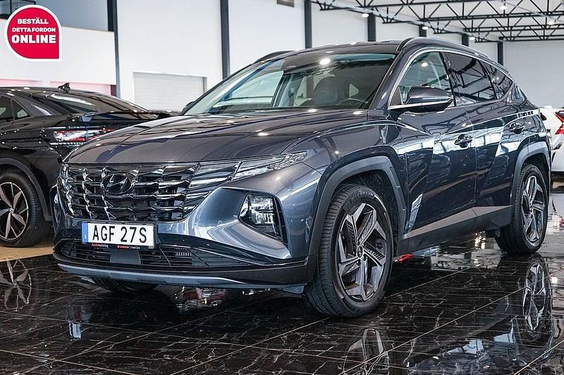 Grå Begagnad 2022 Hyundai Tucson Advanced SUV | 314 900 kr (Lite dyr) - Bild 1/4