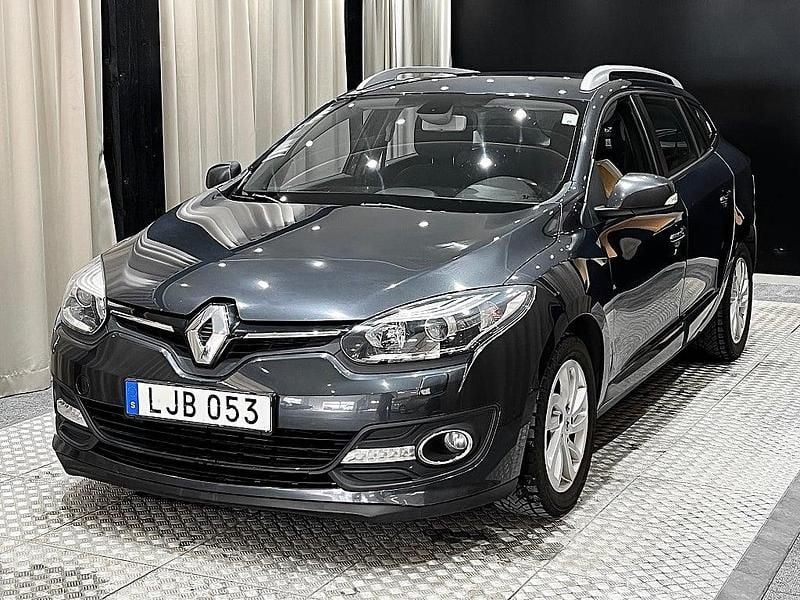 Mörkgrå Begagnad 2014 Renault Mégane GrandTour Kombi | 54 900 kr (Marknadspris) - Bild 1/4