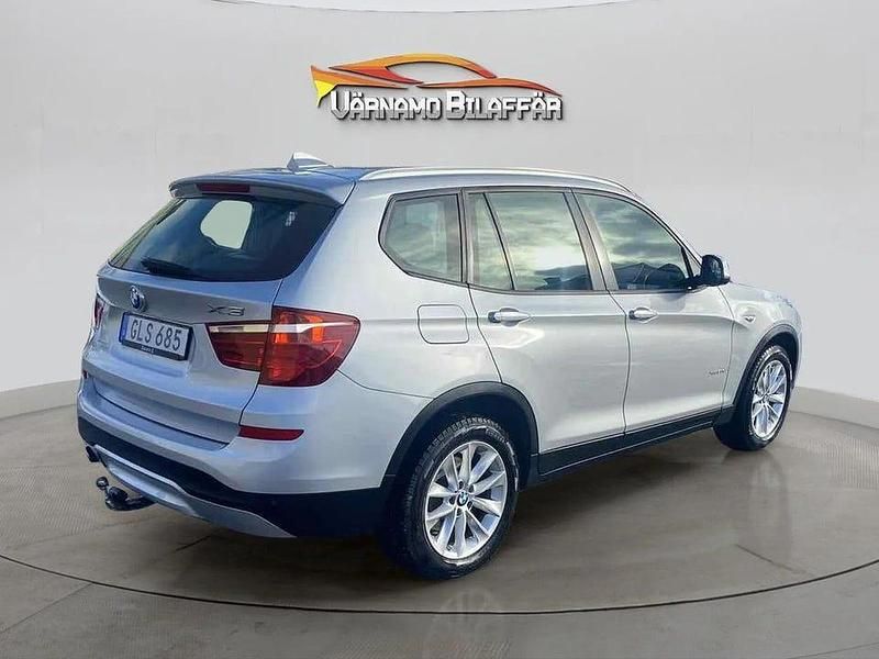 Begagnad BMW X3 190 HK (139 kW) 2016 Silver SUV