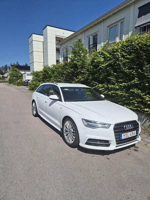 Vit Begagnad 2018 Audi A6 S-Line Kombi | 218 000 kr (Superpris) - Bild 1/4