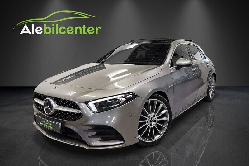Silver Begagnad 2019 Mercedes A250 AMG Halvkombi | 334 900 kr (Lite dyr) - Bild 1/4