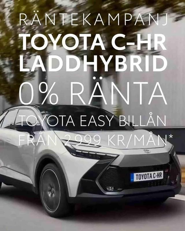 Vit Ny 2025 Toyota C-HR SUV | 453 300 kr - Bild 1/1
