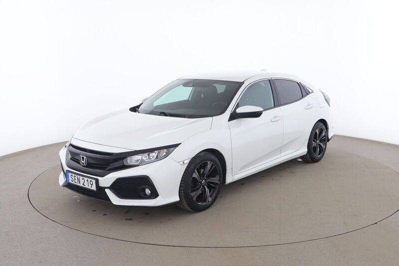 Vit Begagnad 2018 Honda Civic Elegance Halvkombi | 150 000 kr (Marknadspris) - Bild 1/4