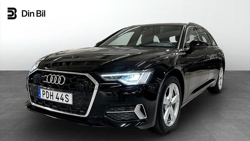 Svart (brilliantsvart) Begagnad 2024 Audi A6 Sport Kombi | 489 000 kr (Bra pris) - Bild 1/4