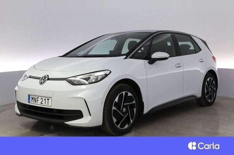 Vit Begagnad 2023 VW ID.3 Pro Performance Halvkombi | 329 900 kr (Bra pris) - Bild 1/4