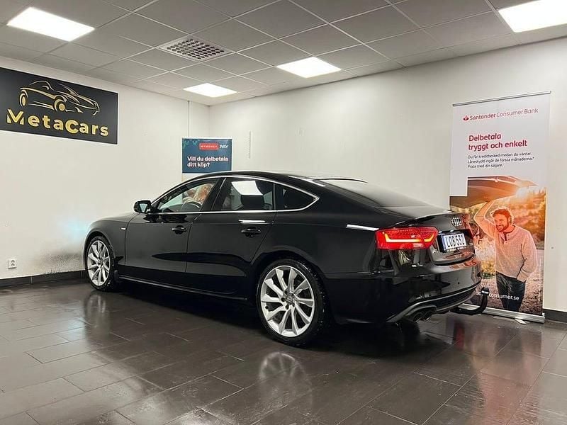 Begagnad Audi A5 Sportback S-Line 190 HK (139 kW) 2015 Svart Halvkombi