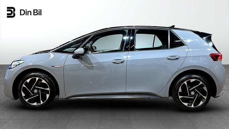 Begagnad VW ID.3 Pro Performance 150 kW (204 HK) 2021 Moonstone grey/black Halvkombi