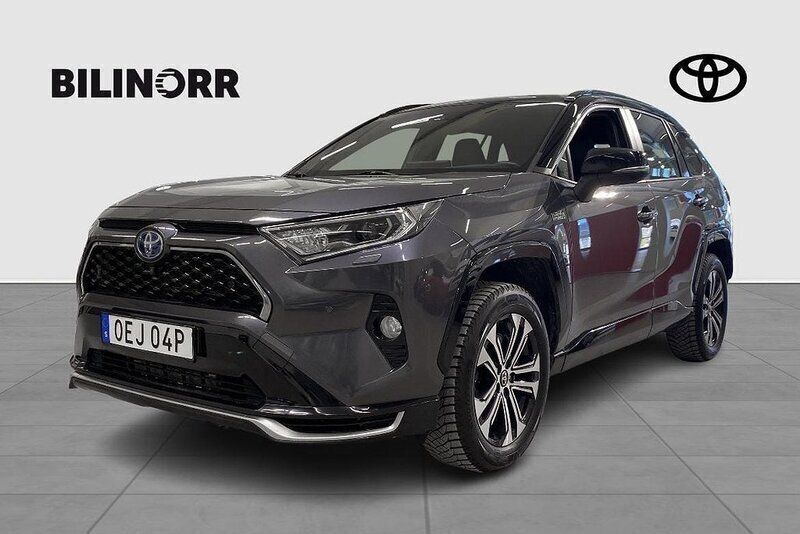 Grå Begagnad 2021 Toyota RAV4 Hybrid Premium SUV | 299 900 kr (Bra pris) - Bild 1/3