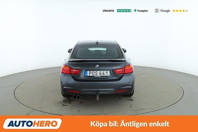Begagnad BMW 430 Gran Coupé M Sport 256 HK (188 kW) 2017 Grå Sportkupé