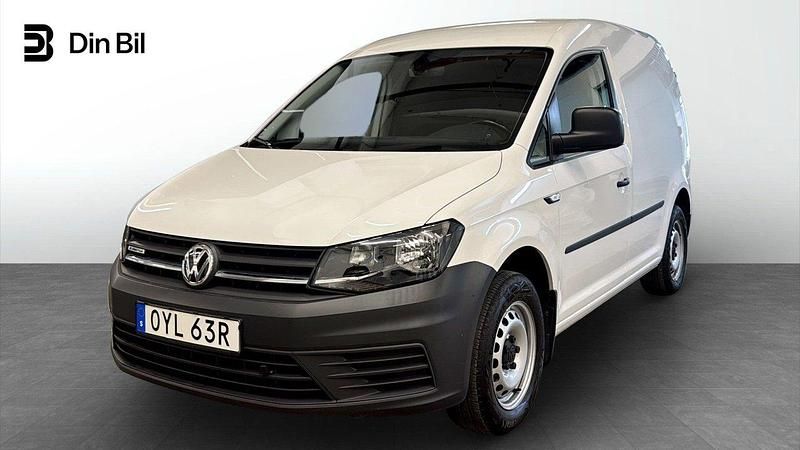 Vit (candyvit) Begagnad 2019 VW Caddy Minibuss | 139 900 kr (Superpris) - Bild 1/4