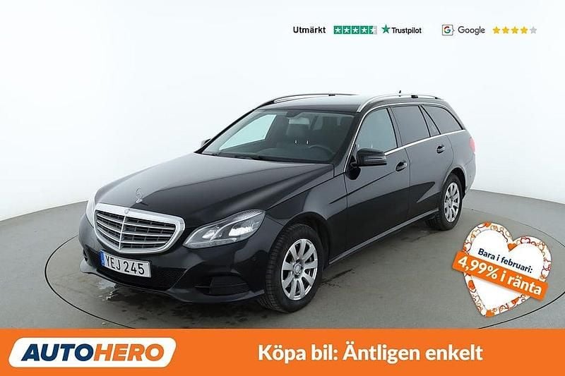 Begagnad Mercedes E220 171 HK (125 kW) 2016 Svart Kombi