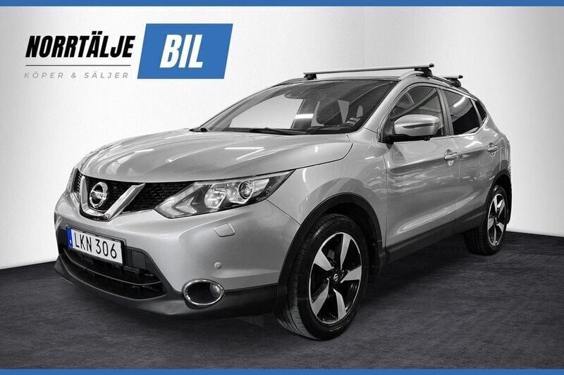 Silver Begagnad 2017 Nissan Qashqai Tekna SUV | 149 900 kr (Marknadspris) - Bild 1/3