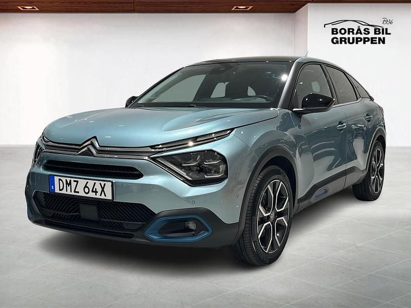 Blå Begagnad 2022 Citroën e-C4 Shine Halvkombi | 189 000 kr (Bra pris) - Bild 1/4
