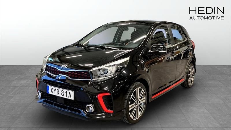 Svart Begagnad 2020 Kia Picanto GT-Line Halvkombi | 120 000 kr (Marknadspris) - Bild 1/4