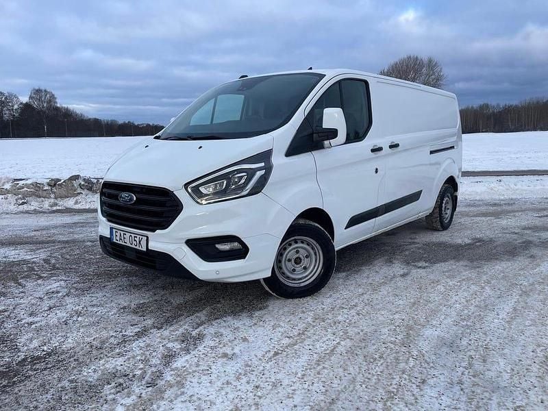 Vit Begagnad 2021 Ford Transit Custom | 135 000 kr (Bra pris) - Bild 1/4