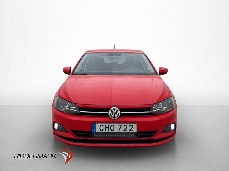 Begagnad VW Polo 95 HK (69 kW) 2020 Röd Halvkombi