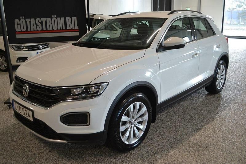 Vit Begagnad 2018 VW T-Roc SUV | 179 000 kr (Marknadspris) - Bild 1/4