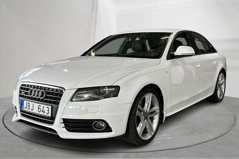 Vit Begagnad 2009 Audi A4 Sport Sedan | 69 000 kr - Bild 1/4
