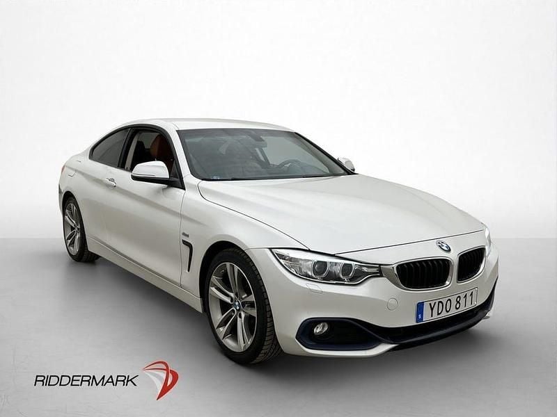 Begagnad BMW 420 Sport Line 184 HK (135 kW) 2016 Vit Sportkupé