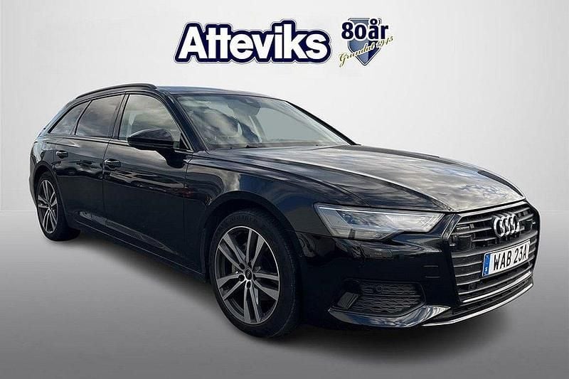 Mytsvart metallic Begagnad 2022 Audi A6 Sport Kombi | 379 000 kr (Bra pris) - Bild 1/4