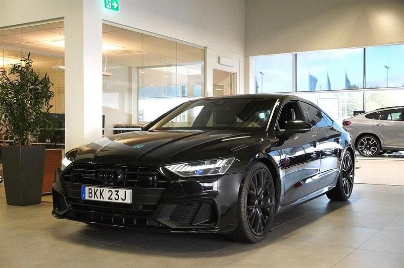 Svart Begagnad 2018 Audi A7 Sportback Halvkombi | 379 900 kr (Marknadspris) - Bild 1/4