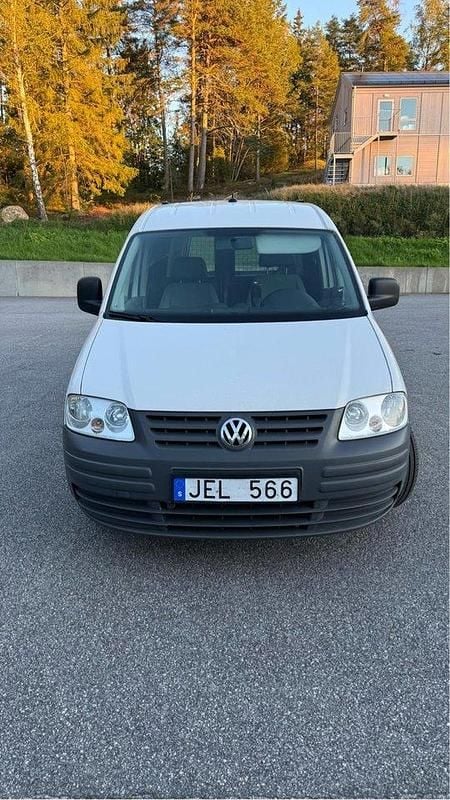 Vit Begagnad 2009 VW Caddy Maxi Minibuss | 57 000 kr (Bra pris) - Bild 1/4