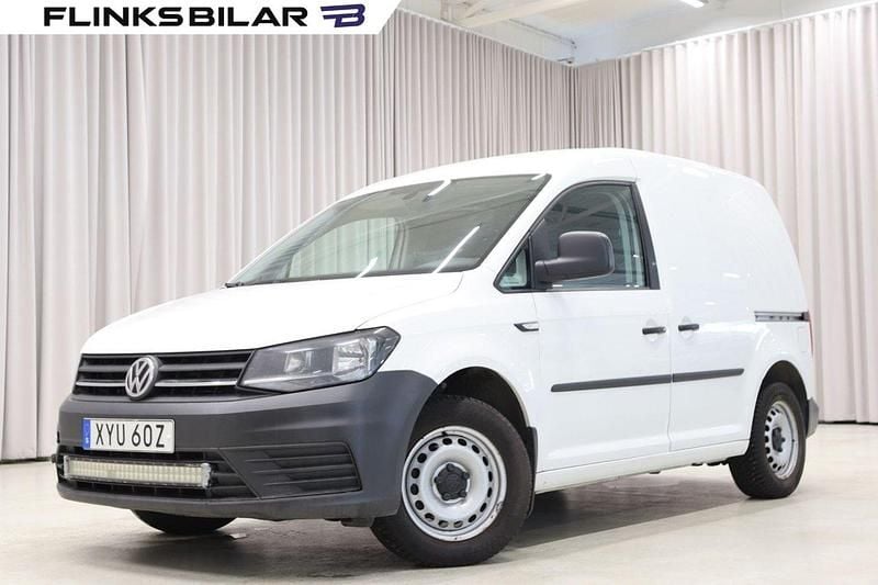 Vit Begagnad 2019 VW Caddy Minibuss | 104 900 kr (Bra pris) - Bild 1/4