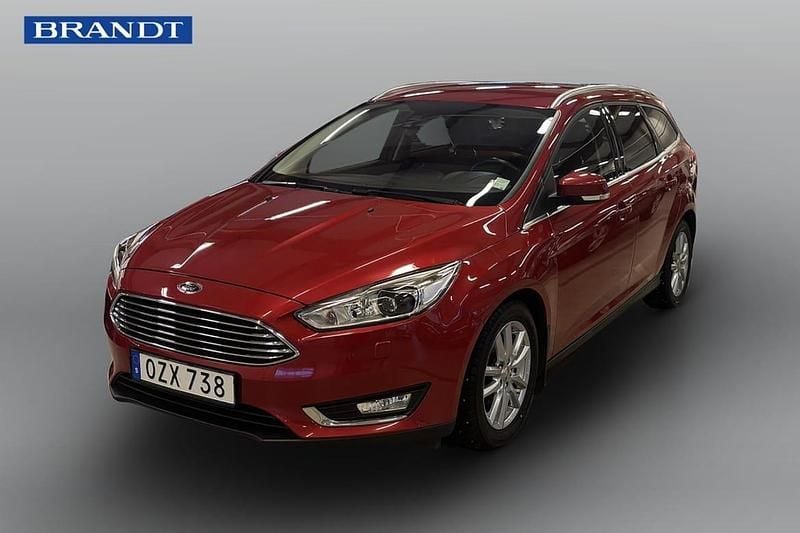 Röd Begagnad 2016 Ford Focus Kombi | 89 900 kr (Bra pris) - Bild 1/4