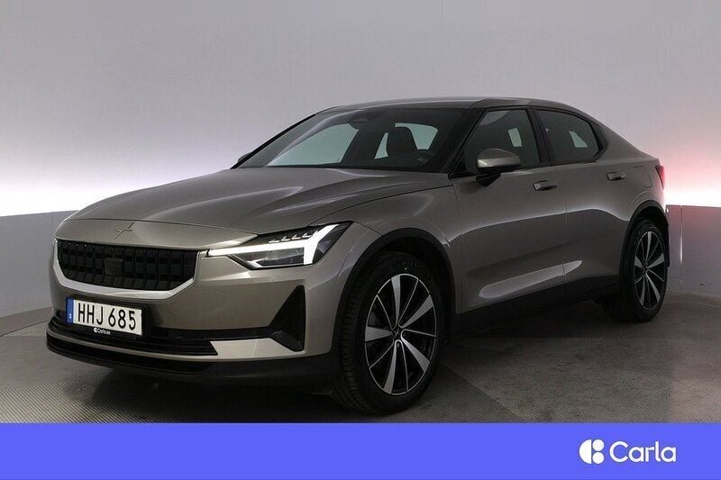 Grå Begagnad 2021 Polestar 2 Long Range Single Motor Sedan | 336 900 kr (Marknadspris) - Bild 1/4