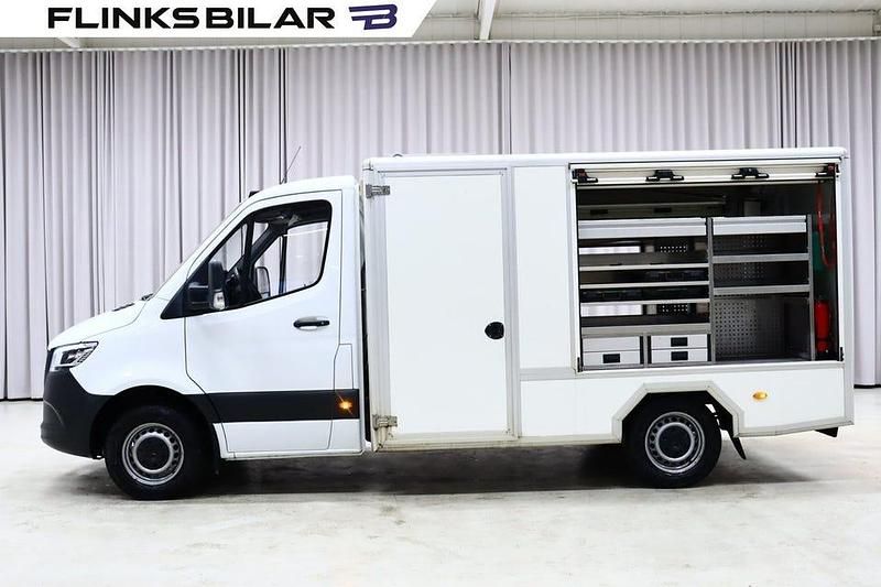 Vit Begagnad 2020 Mercedes Sprinter Van | 269 700 kr (Lite dyr) - Bild 1/4