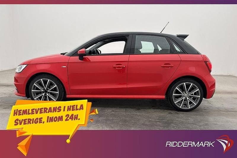 Röd Begagnad 2016 Audi A1 S-Line Halvkombi | 134 900 kr (Marknadspris) - Bild 1/3
