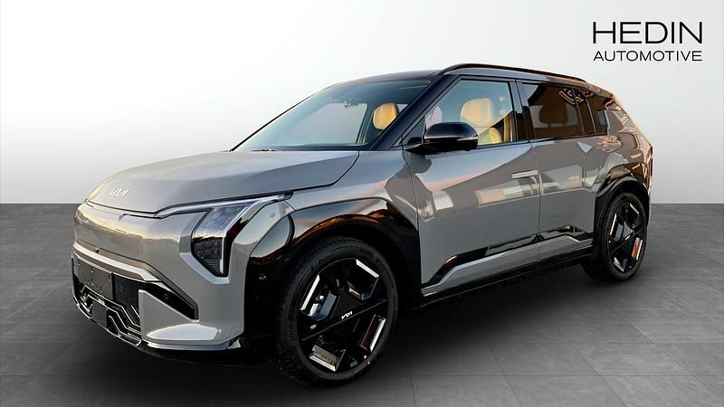 Grå (grey) Ny 2025 Kia EV3 GT-Line SUV | 534 900 kr (Bra pris) - Bild 1/4