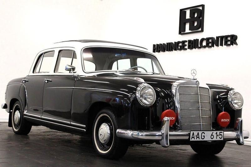 Begagnad Mercedes W180 106 HK (77 kW) 1958 Svart Sedan