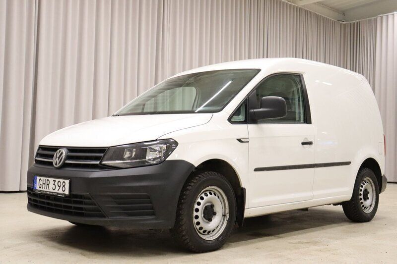 Vit Begagnad 2018 VW Caddy Minibuss | 119 900 kr (Superpris) - Bild 1/4