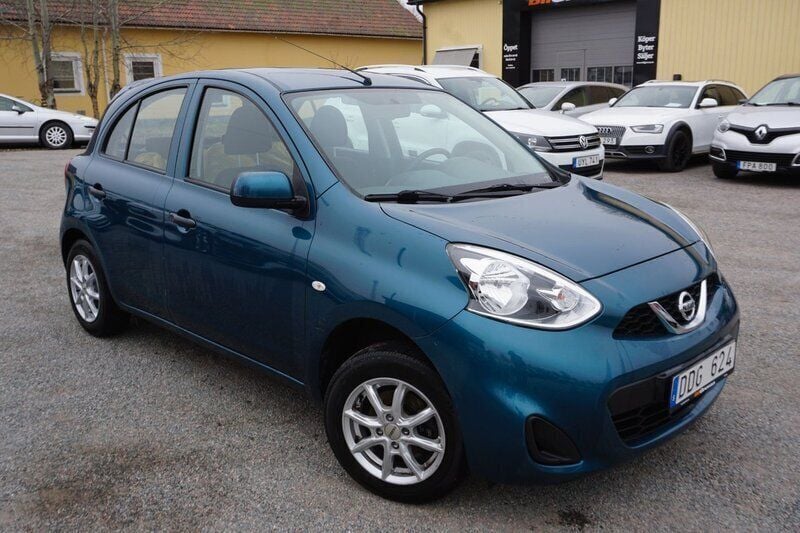 Blå Begagnad 2013 Nissan Micra Halvkombi | 79 900 kr (Lite dyr) - Bild 1/4