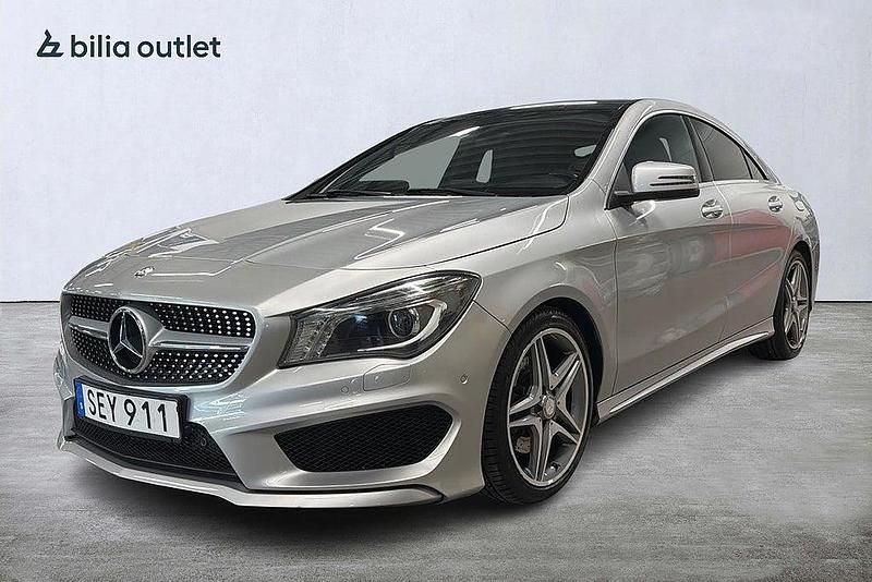 Silver Begagnad 2015 Mercedes CLA220 AMG Sedan | 199 000 kr (Marknadspris) - Bild 1/4