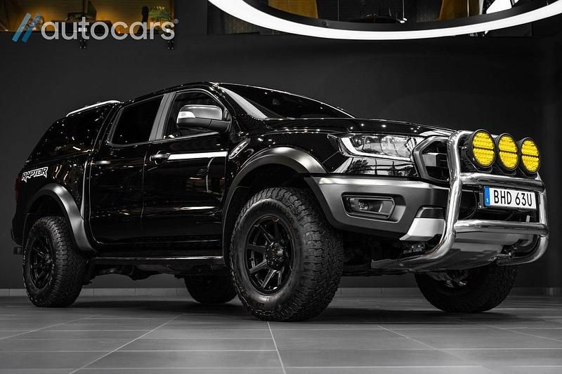Svart Begagnad 2021 Ford Ranger Performance Edition Pickup | 598 750 kr - Bild 1/4